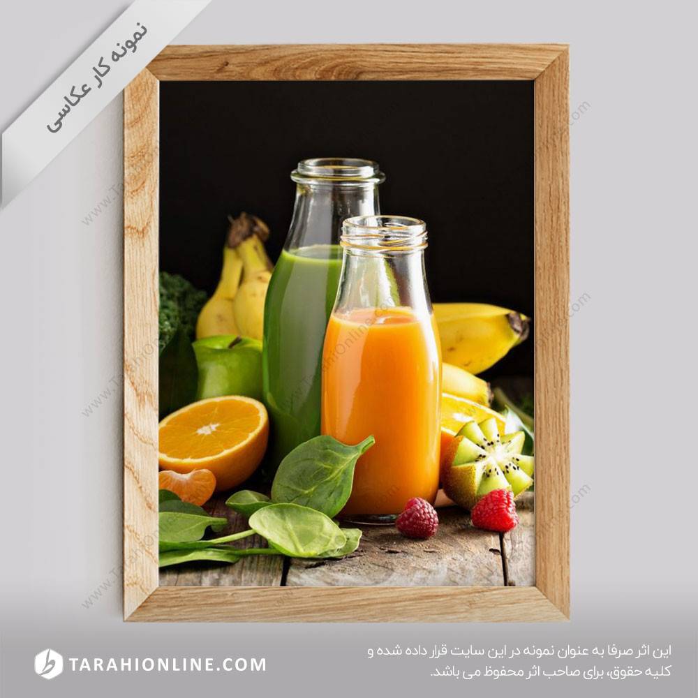 عکاسی از نوشیدنی ها - آب میوه طبیعی 2